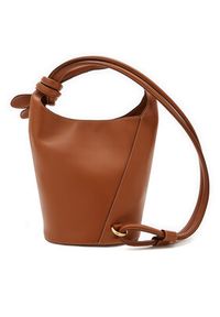 JACQUEMUS Plecak Le Petit Tourni 245BA366-3173 Brązowy. Kolor: brązowy. Materiał: skóra #3