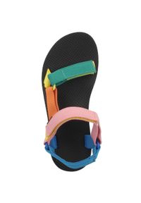 Buty do chodzenia damskie Teva Original Universal. Zapięcie: rzepy. Kolor: wielokolorowy, niebieski. Materiał: materiał, syntetyk, tkanina. Sport: turystyka piesza