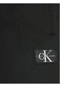 Calvin Klein Jeans Spodnie dresowe Mix Media IB0IB01934 Czarny Regular Fit. Kolor: czarny. Materiał: bawełna #3