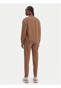 EA7 Emporio Armani Dres 7W000115 AF13135 U6044 Brązowy Regular Fit. Kolor: brązowy. Materiał: bawełna #2