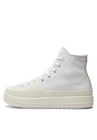 Converse Trampki Chuck Taylor All Star Construct Leather A02116C Biały. Kolor: biały. Materiał: skóra #4