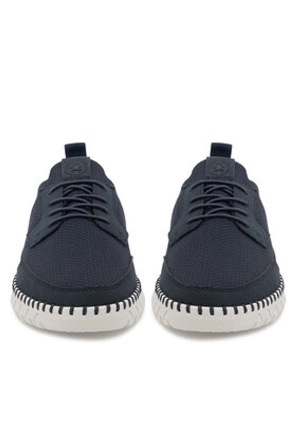 Rieker Sneakersy B2953-14 Granatowy. Kolor: niebieski. Materiał: materiał
