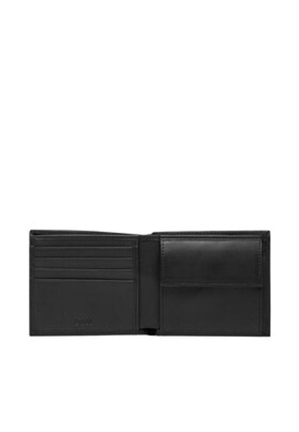 BOSS Duży Portfel Męski 50546152 Czarny. Kolor: czarny. Materiał: skóra