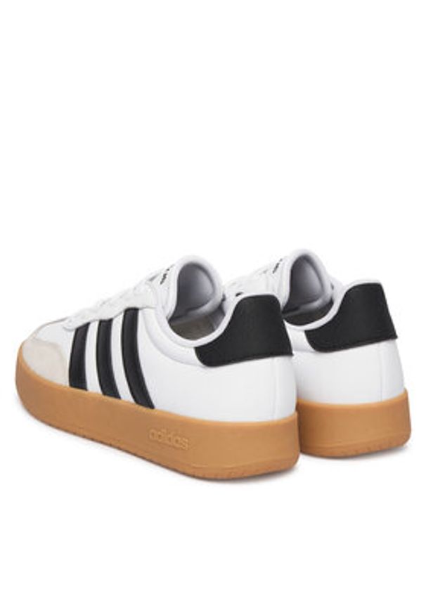 Adidas - adidas Sneakersy Barreda JR1205 Biały. Kolor: biały. Materiał: skóra
