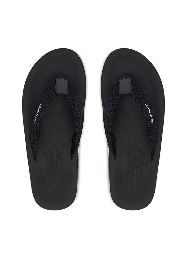 GANT - Japonki Gant. Kolor: czarny