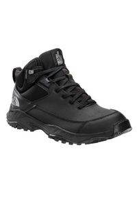 Buty do chodzenia męskie The North Face Storm Strike Iii WP. Wysokość cholewki: za kostkę. Zapięcie: sznurówki. Kolor: czarny. Materiał: syntetyk, materiał. Szerokość cholewki: normalna. Sport: turystyka piesza