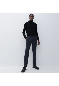 Reserved - Bawełniane spodnie chino - Szary. Kolor: szary. Materiał: bawełna #1