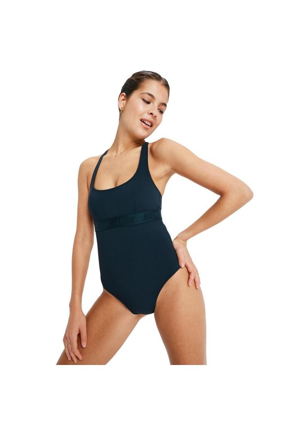 Roxy - Jednoczęściowy strój kąpielowy dla Kobiety ROXY ACTIVE COLORBLK Czarny. Kolor: szary. Materiał: nylon, elastan, materiał