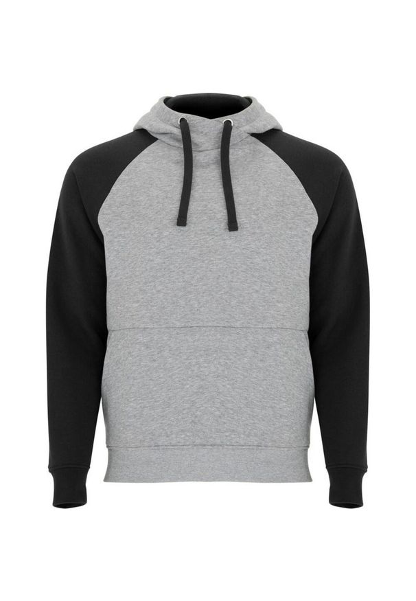 ROLY - Dwukolorowa Bluza Z Kapturem Badet Dla Dorosłych Unisex. Typ kołnierza: kaptur. Kolor: szary, wielokolorowy, czarny