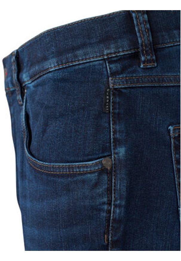 Bugatti Jeansy 3278D 96635 Granatowy Slim Fit. Kolor: niebieski