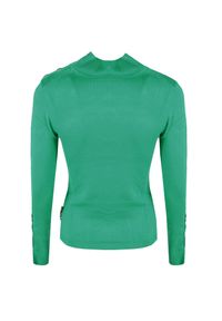 Silvian Heach Sweter | PGA22056LU | Kobieta | Zielony. Typ kołnierza: golf. Kolor: zielony. Materiał: nylon, wiskoza. Wzór: aplikacja #4