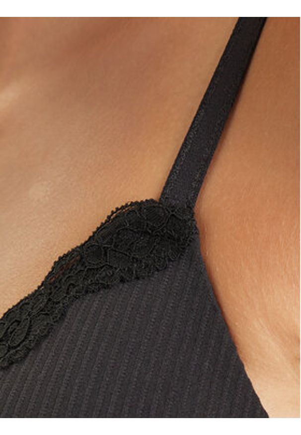 Hunkemöller Biustonosz bezfiszbinowy Lola 196413 Czarny. Kolor: czarny. Materiał: syntetyk