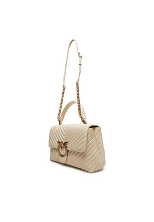 Pinko - PINKO Torebka Love Lady Puff Big Cl 100042 A0GK Z14Q Biały. Kolor: biały. Materiał: skórzane