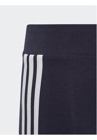 Adidas - adidas Legginsy Essentials 3-Stripes Cotton IC3625 Granatowy Tight Fit. Kolor: niebieski. Materiał: bawełna #2
