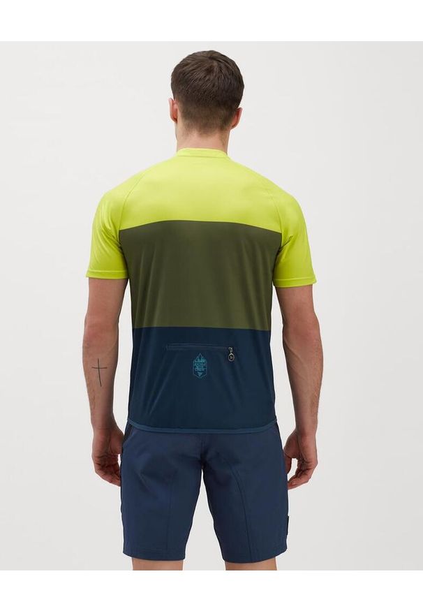 Koszulka rowerowa męska Silvini Jersey Turano Pro. Kolor: wielokolorowy, żółty, zielony. Materiał: jersey. Sport: kolarstwo