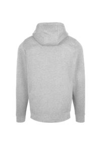 BUILD YOUR BRAND - Bluza Z Kapturem Unisex Dla Dorosłych Pełen Suwak Basic. Typ kołnierza: kaptur. Kolor: szary