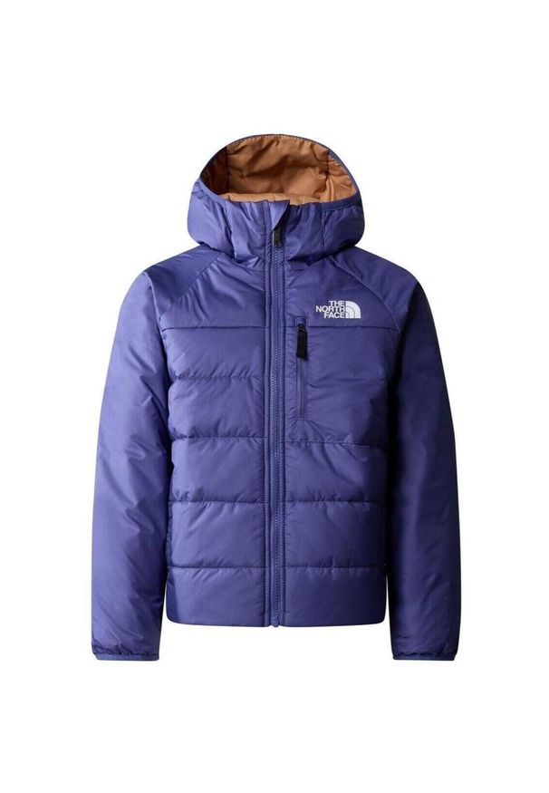 Kurtka puchowa dziecięca The North Face NF0A82DA. Kolor: niebieski. Materiał: puch. Styl: sportowy