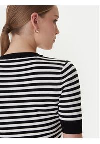 Morgan Sweter 261-MATTEA Czarny Slim Fit. Kolor: czarny. Materiał: wiskoza #4