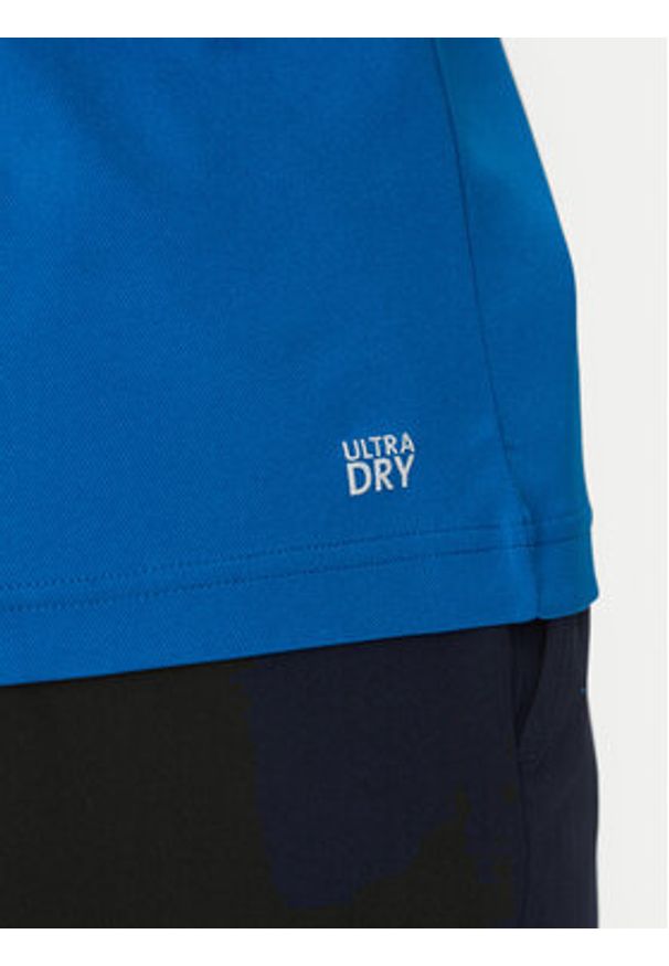 Lacoste T-Shirt TH8986 Niebieski Regular Fit. Kolor: niebieski. Materiał: syntetyk