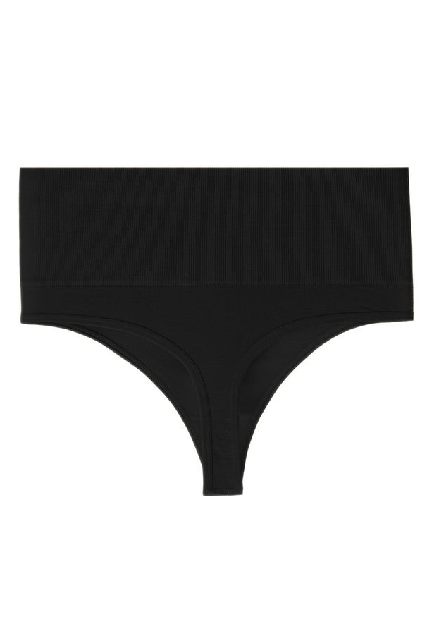 Intica - Stringi modelujące z wysokim stanem elastyczne na co dzień Maiu. Stan: podwyższony. Kolor: czarny. Materiał: tkanina, materiał