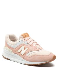Sneakersy New Balance. Kolor: różowy. Materiał: materiał