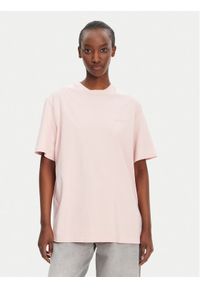 ROTATE T-Shirt 1124451011 Różowy Oversize. Kolor: różowy. Materiał: bawełna