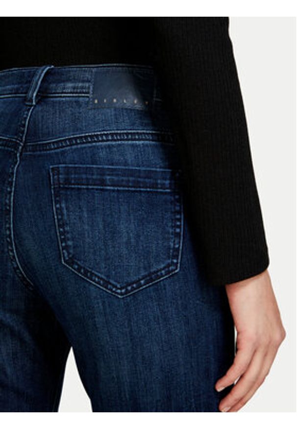Sisley Jeansy 44PMLE01K Granatowy Skinny Fit. Kolor: niebieski