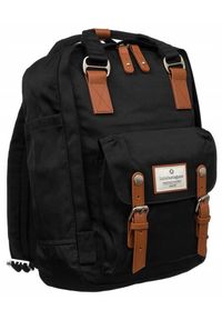 Plecak podróżny LuluCastagnette [DH] NONO czarny. Kolor: czarny. Materiał: tkanina, syntetyk, poliester #1