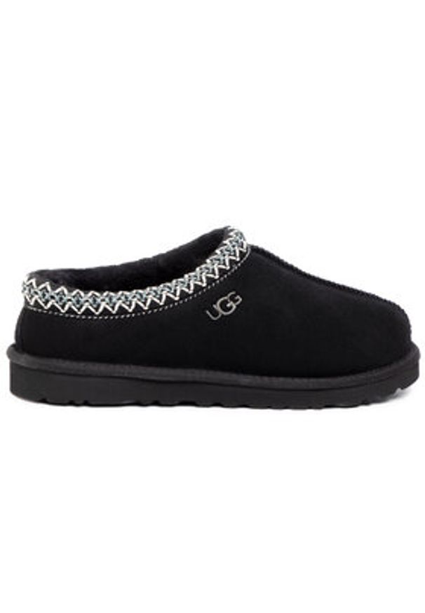 Ugg Kapcie M Tasman 5950 Czarny. Kolor: czarny. Materiał: skóra