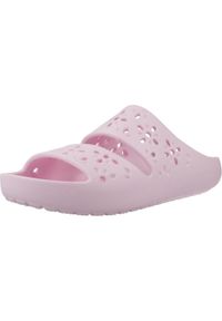 Crocs - Sandały CROCS CLASSIC FLORAL CUT OUT SAND Rose. Kolor: różowy. Materiał: guma #1