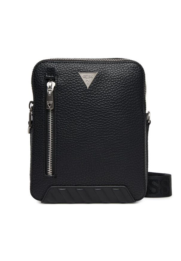 Guess Saszetka HMTOLG P5413 Czarny. Kolor: czarny. Materiał: skóra
