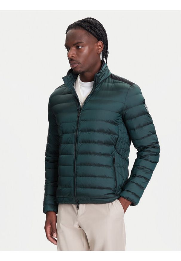 Guess Kurtka puchowa M1RL47 WDQ50 Zielony Regular Fit. Kolor: zielony. Materiał: syntetyk