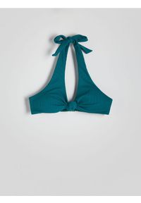 Reserved - Góra od bikini - zielony. Kolor: zielony. Materiał: materiał