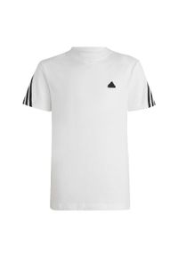 Adidas - Future Icons 3-Stripes Tee. Kolor: biały, czarny, wielokolorowy