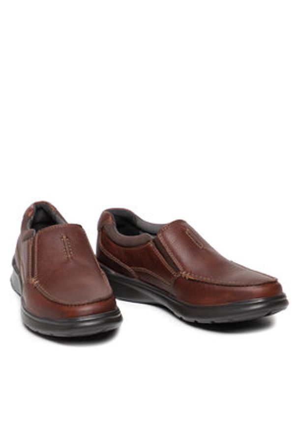 Clarks Półbuty Cotrell Free 261315667 Brązowy. Kolor: brązowy. Materiał: skóra