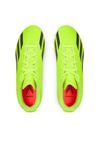 Adidas - adidas Buty X Crazyfast Club Flexible Ground IF0717 Żółty. Kolor: żółty. Materiał: skóra #5