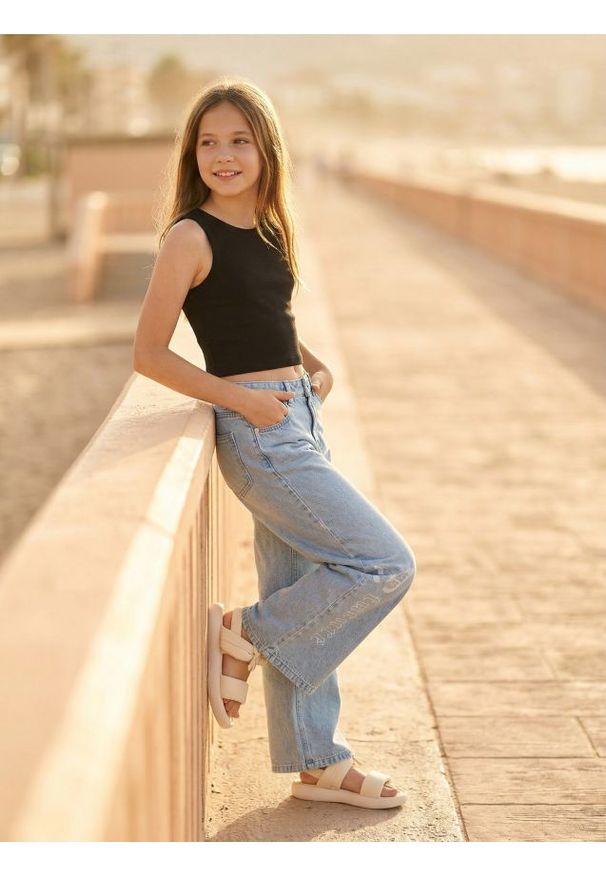 Sinsay - Wiskozowy top 2 pack - wielobarwny. Materiał: wiskoza