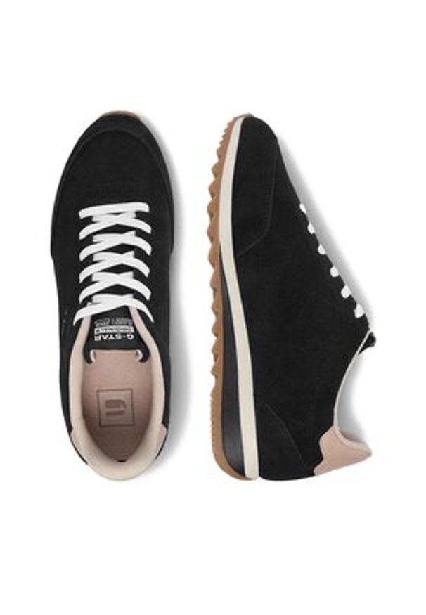 G-Star RAW - G-Star Raw Sneakersy CEO-25SCW160 Czarny. Kolor: czarny. Materiał: skóra, zamsz