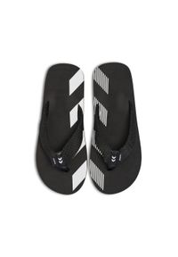 Klapki w jodełkę Hummel Sport. Kolor: czarny. Wzór: jodełka. Styl: sportowy #1