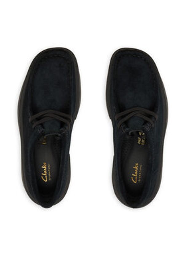 Clarks Półbuty Torview W 26184944 Czarny. Kolor: czarny. Materiał: zamsz, skóra