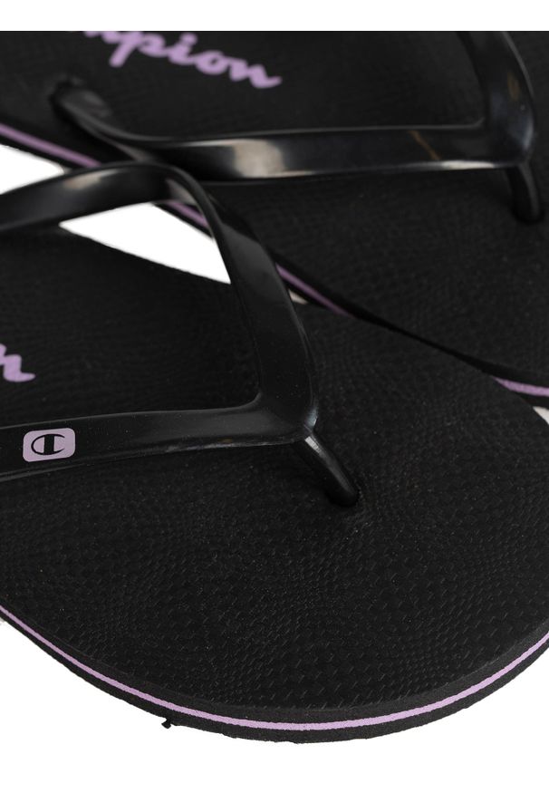 Champion Japonki "Big Classic Evo" | S10636 | Flip Flop Big Classic Evo | Kobieta | Czarny. Kolor: czarny. Materiał: materiał, syntetyk. Wzór: nadruk