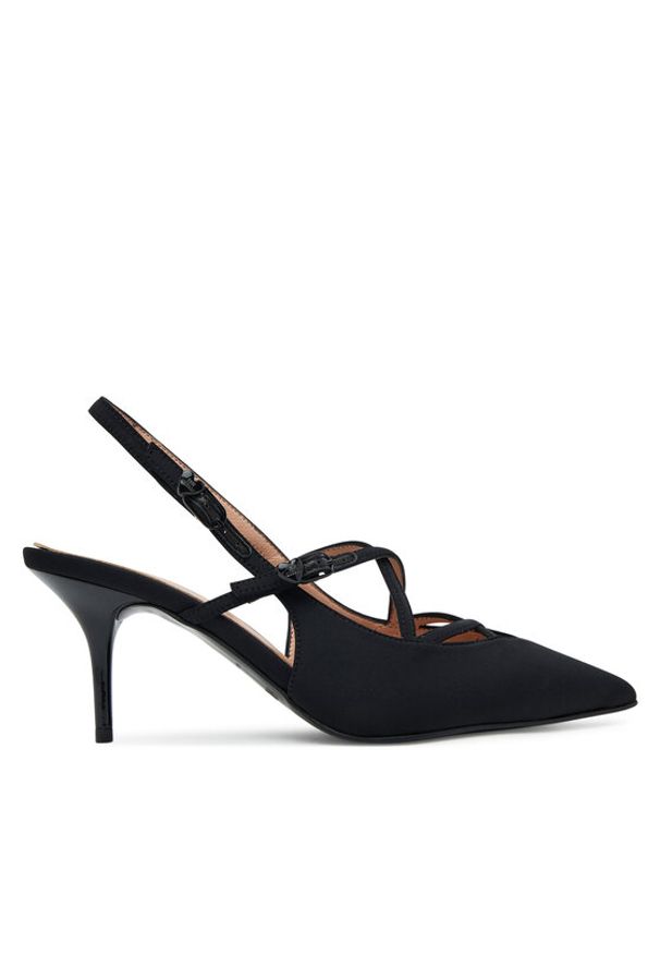 Love Moschino - LOVE MOSCHINO Sandały JA10287G1NIMX00039 Czarny. Kolor: czarny. Materiał: materiał