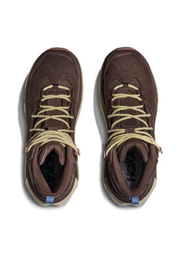 HOKA - Hoka Trekkingi Kaha 3 Gore-Tex 1162530 Brązowy. Kolor: brązowy. Materiał: skóra, zamsz. Technologia: Gore-Tex. Sport: turystyka piesza