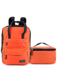 Target Plecak docelowy dla studentów, Pomarańczowy. Kolor: pomarańczowy. Styl: młodzieżowy #1