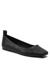ONLY Shoes Baleriny 15320198 Czarny. Kolor: czarny. Materiał: skóra