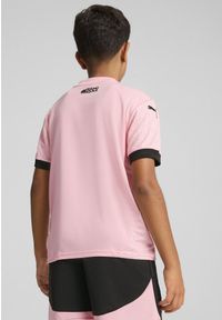 Puma - Młodzieżowa koszulka domowa Palermo F.C 24/25 PUMA Team Light Pink Black. Kolor: czarny, różowy, wielokolorowy