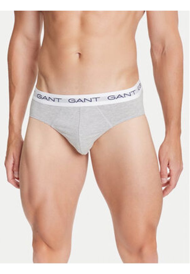 GANT - Gant Komplet 3 par slipów 900023001 Kolorowy. Materiał: bawełna. Wzór: kolorowy