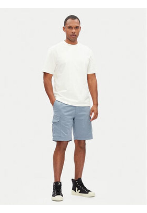 Pepe Jeans Szorty materiałowe Seasonal PM801179 Niebieski Regular Fit. Kolor: niebieski. Materiał: bawełna
