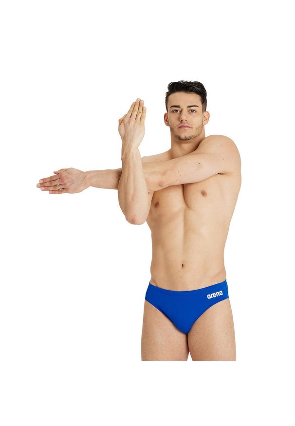 Kąpielówki Arena Solid. Kolor: wielokolorowy, niebieski, biały. Materiał: materiał