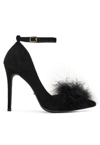 DeeZee Szpilki HT92831-126 Czarny. Kolor: czarny. Materiał: skóra. Obcas: na szpilce #1